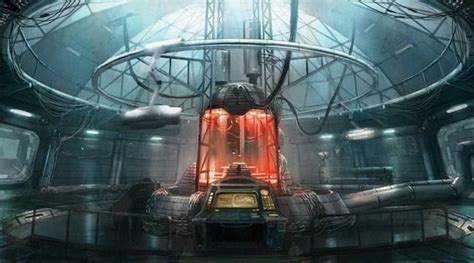 Resultado de imagem para futuristic laboratory concept art | Sci fi ...