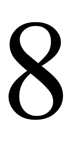 Which of the following numbers has exactly two lines of symmetry?