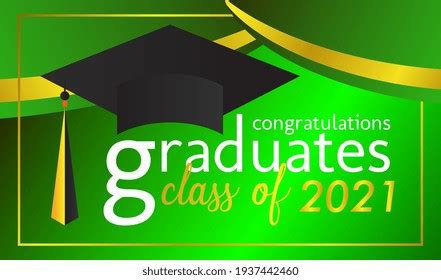 Congratulation School Class Graduation Background Design Stock Vector (Royalty Free) 2291510141 ...