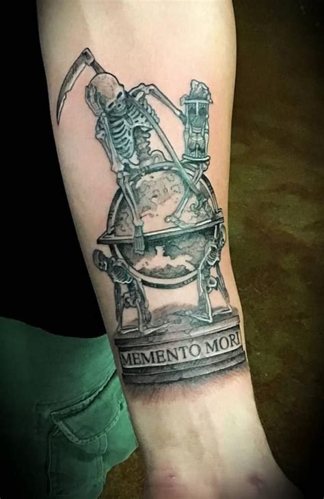 “Memento Mori” tattoo done by Jose Lopez ARTillery Temecula CA | Memento mori tattoo, Tattoos ...