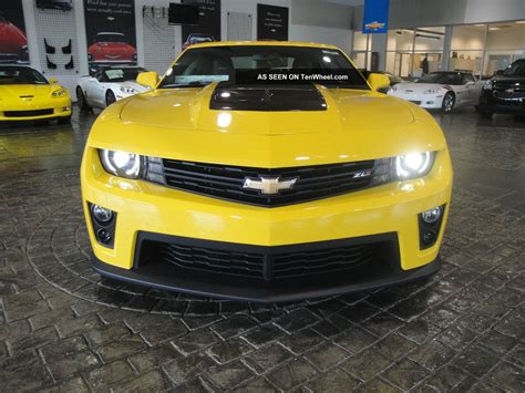 2013 Rally Yellow Supercharged Camaro Zl1 Automatic Carbon Fiber Below Msrp