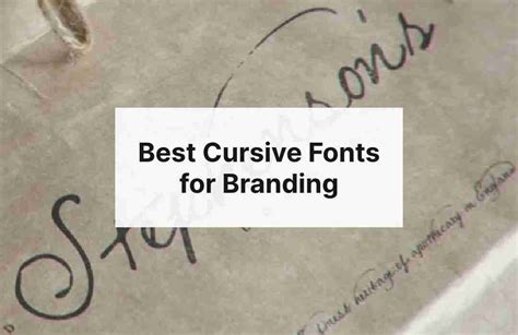 15+ Best Cursive Fonts for Branding and Logos (Free & Premium) - Desircle