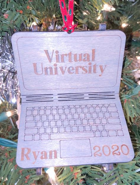 Laptop Christmas Ornament Computer Ornament E-learning - Etsy