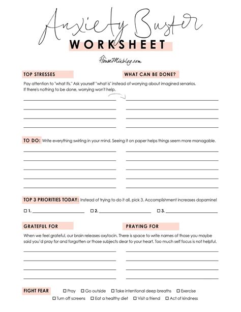 introduction to anxiety worksheet therapist aid - 11 printable anxiety worksheets for kids teens ...