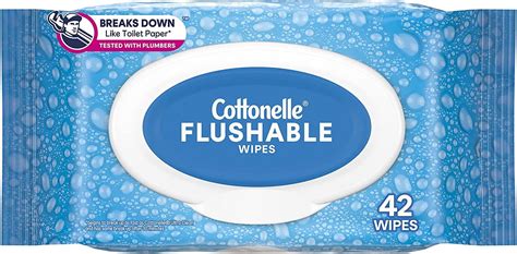 Cottonelle Flushable Wet Wipes, 42/PK