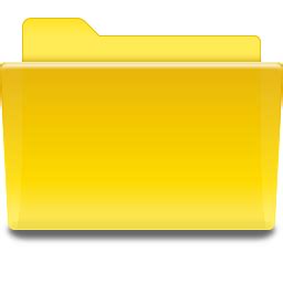 Free Folder Yellow Icon - png, ico and icns formats for Windows, Mac OS ...