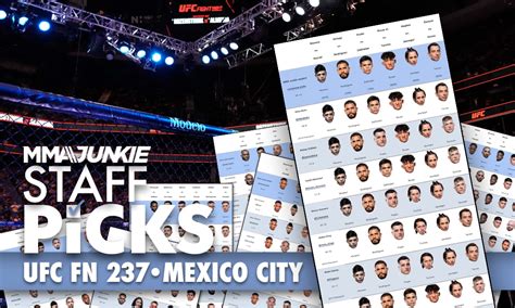 UFC Fight Night 237: Exciting Rematches and Predictions in Mexico City ...