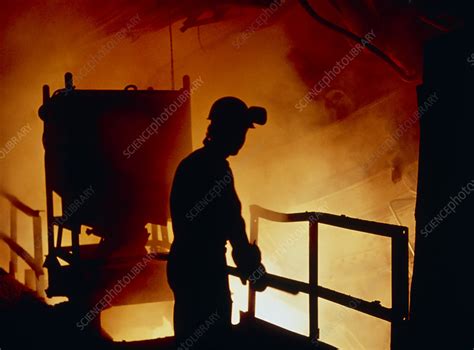 Steel production - Stock Image - T810/0003 - Science Photo Library