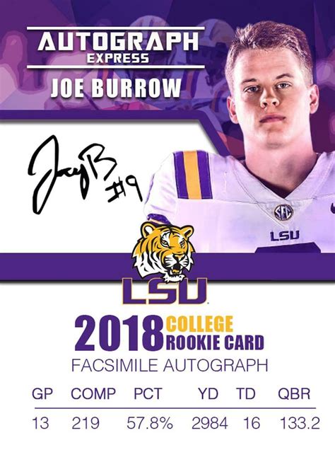 Joe Burrow 8 Card Lot Rookie Phenoms Platinum Cuts Autograph - Etsy