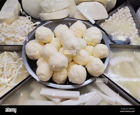 Types of white cheese Stock Photo - Alamy