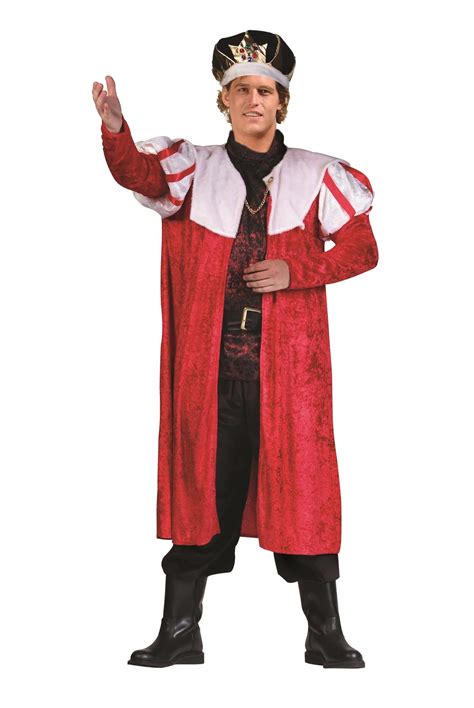 King's Red Velvet Robe Costume - Walmart.com - Walmart.com