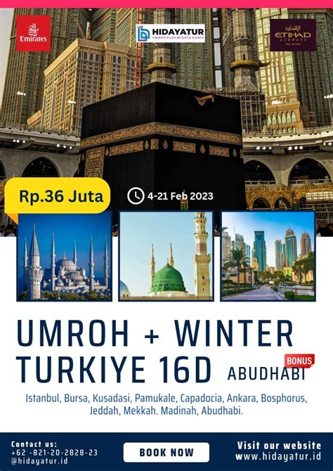 UMROH PLUS WINTER TURKIYE 16D BONUS ABUDHABI 2023 - Umroh abudhabi 2023 - Medium