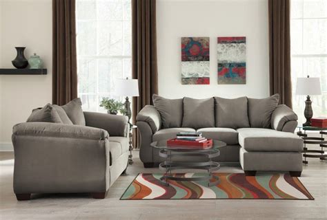 Darcy - Cobblestone - Sofa Chaise & Loveseat | 75005/18/35 | Living ...