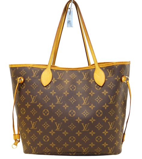 LOUIS VUITTON Monogram Canvas Neverfull MM Shoulder Bag Yellow Interio | Dallas Designer Handbags