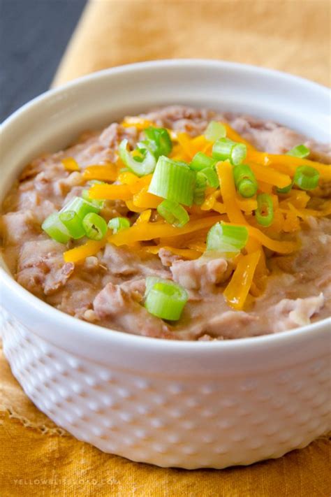 Easy Homemade Refried Beans Recipe | YellowBlissRoad.com