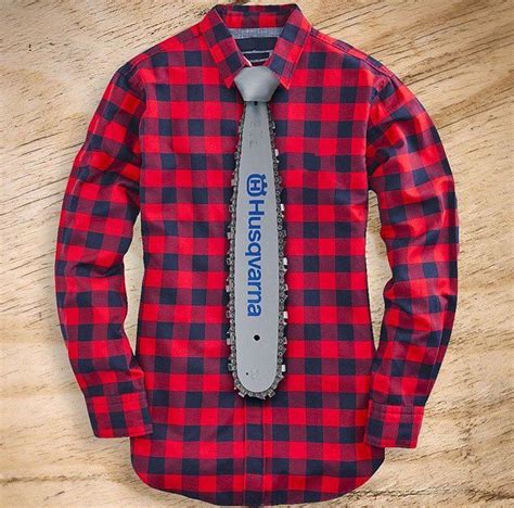 Chainsaw tie? You betcha! | Woodworking essentials, Lumberjack style, Woodworking equipment