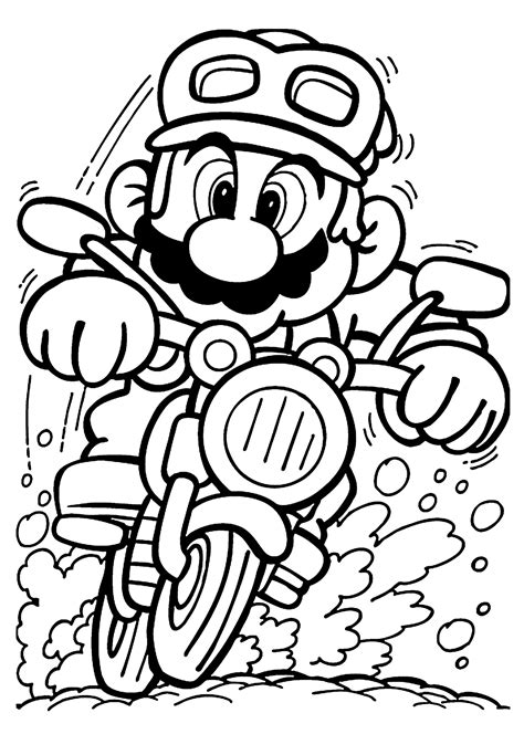 Mario Driving Coloring - Play Free Coloring Game Online