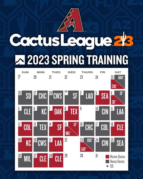 Arizona Diamondbacks Spring Training Schedule 2024 - Babs Marian