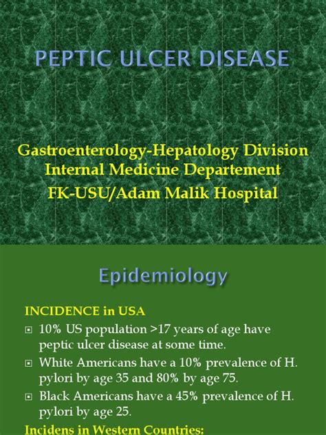 H2RA, PPI - Eradication of H.pylori . Triple therapy . Quadruple therapy - Maintenance therapy ...