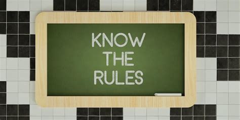 Premium Photo | Know the rules concept.