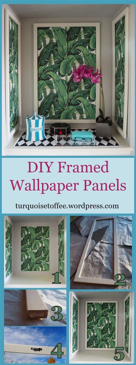 DIY Framed Wallpaper Panels | Framed wallpaper panels, Wallpaper headboard, Framed wallpaper