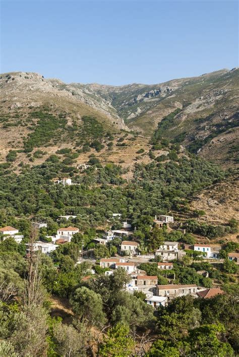 Mountain village Crete stock photo. Image of hill, europe - 39421444