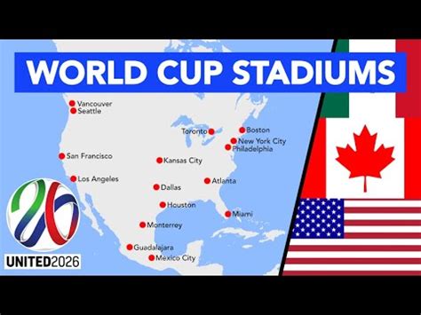 FIFA World Cup 2026 Stadiums - YouTube