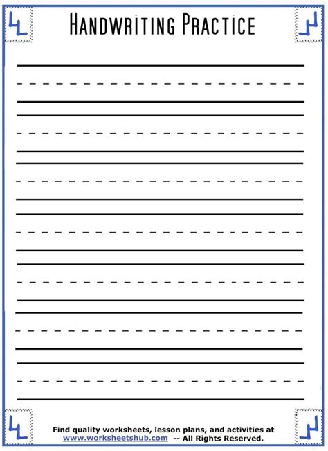 Free Printable Handwriting Sheets Printable : Printable Alphabet ...