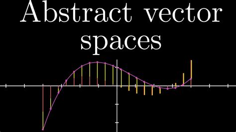 Abstract vector spaces | Chapter 16, Essence of linear algebra - YouTube