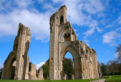 Glastonbury Abbey Ruins. | The stones on the once impressive… | Flickr