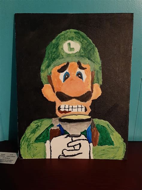 Mario painting based off of the Luigi's Mansion games I made for ...