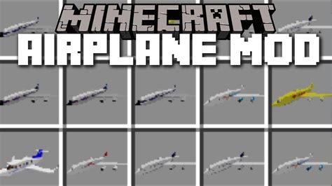 Minecraft AIRPLANE MOD / BOEING 707 PLANE CRASH!! - YouTube