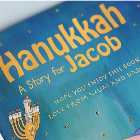 personalised hanukkah story book by the letteroom | notonthehighstreet.com