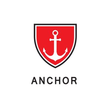 Anchor Icon Logo Template Vector Silhouette Naval Symbol Vector, Silhouette, Naval, Symbol PNG ...