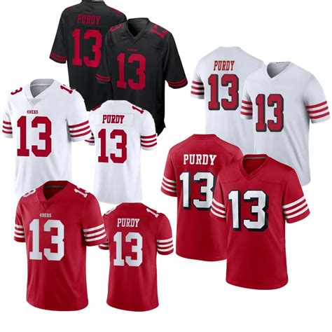 2023 San Francisco 49er Jerseys 13 Brock Purdy Stitched Limited Jersey ...