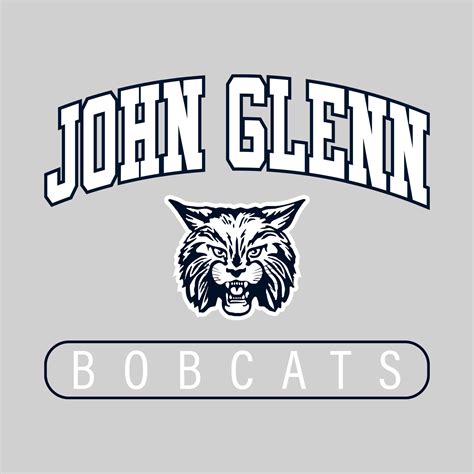 John Glenn - School Spirit Wear - Arched John Glenn with Mascot – Oddly Creative Design