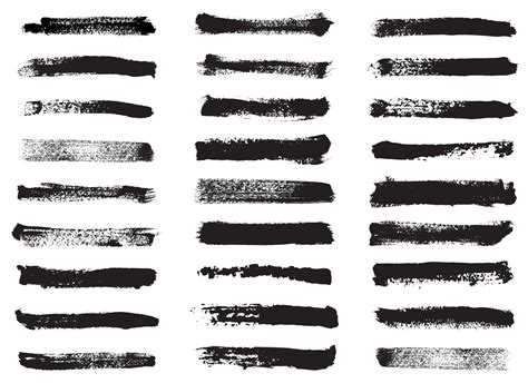 brush stroke grunge vector design illustration isolated on white background 10888999 Vector Art ...