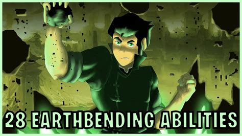 28 Earthbending Abilities (Avatar) - YouTube