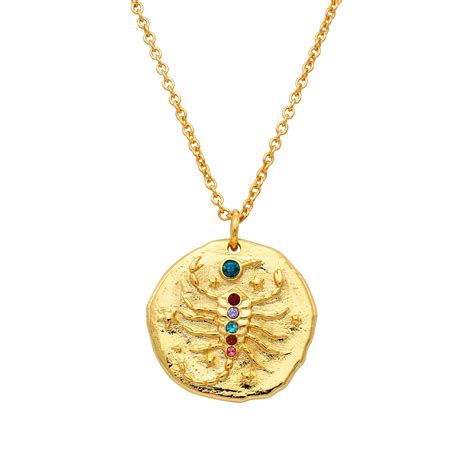 Zodiac Pendant Necklace | Constellation | Horoscope | 18K Gold Vermeil