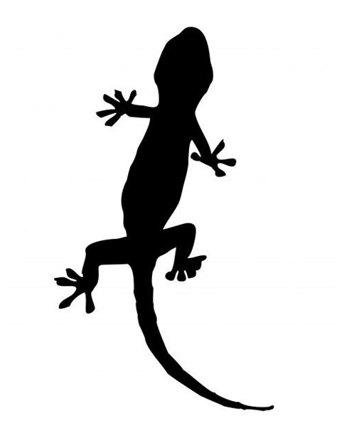 Gecko Silhouette Clipart Free Stock Photo | Clip art, Free clip art, Silhouette