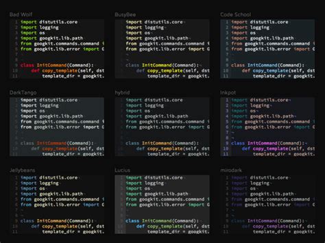 色にこだわるVim使いのためのサイト「Vim Colorscheme Gallery」 | ソフトアンテナ