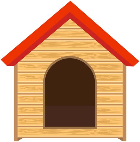 Red Dog House Clipart