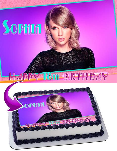 Taylor Swift Edible Cake Toppers – Ediblecakeimage