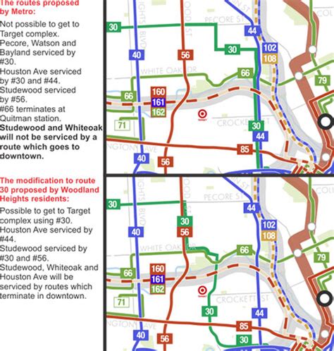 Woodland Heights Bus Mappers to Metro: Your New Route Plan Misses the Target | Swamplot