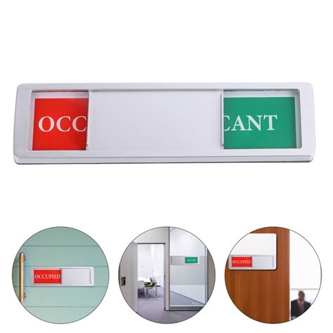 Sliding Occupied Vacant Door Sign for Office Meeting Room Occupied Door Sign Indicator | Shopee ...