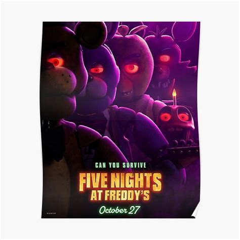 "Five Nights at Freddy's Movie Poster" Poster for Sale by dpilon2001 ...