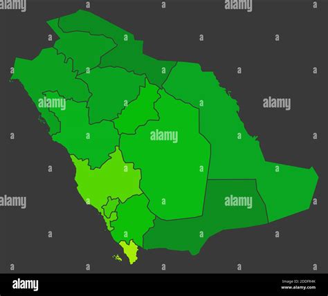 Saudi Arabia population heat map as color density illustration Stock Photo - Alamy