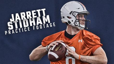 Jarrett Stidham hits the field for Auburn's first spring practice - YouTube