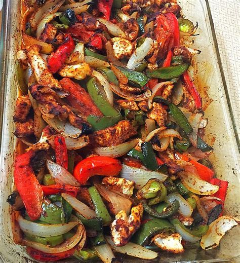 Oven Baked Chicken Fajitas - Hangry Fork