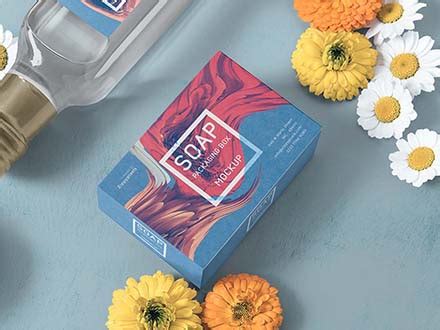 Free Soap Packaging Mockup (PSD)